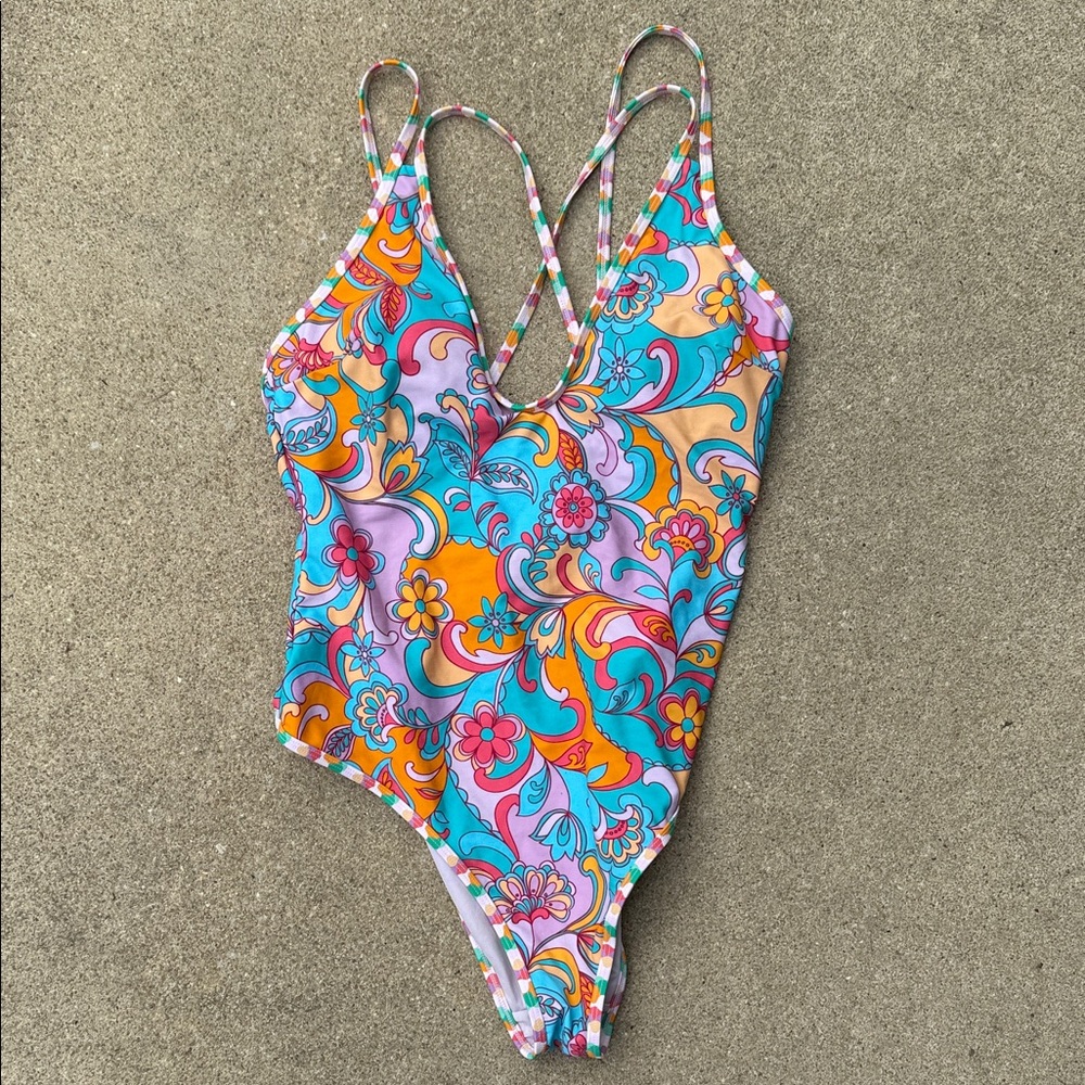 Colorful One Piece Women’s Swimsuit
